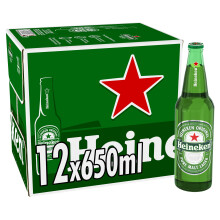 Heineken Beer Lager 12x650ml