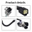 1 Pair Plug-and- Black Headlight Conversion Harness Kit for  Tacoma 2016-2023 5