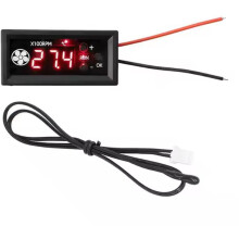 Fan Speed Regulator Meter 4-Wire PWM Digital Temperature Control Low-Temperature Shutdown Governor 3A