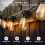 Solar String Lights for Outdoor Use,Waterproof Solar-Powered Patio Lights with LED Bulbs Remote Control for Yard 3