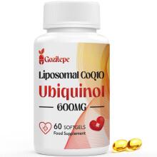 Liposomal CoQ10 Ubiquinol 600mg, 60 Mini Softgels, High Strength Active Coenzyme Q10, Enhanced Absorption, Premium Quality Formula (60 Count (Pack of