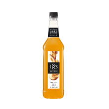 1883 Maison Routin Premium Peach Syrup – Fruity Infusion Perfect For Iced Tea, Cocktails, Mocktails & Sorbet, Natural Fruit Flavour, Allergen-Free,
