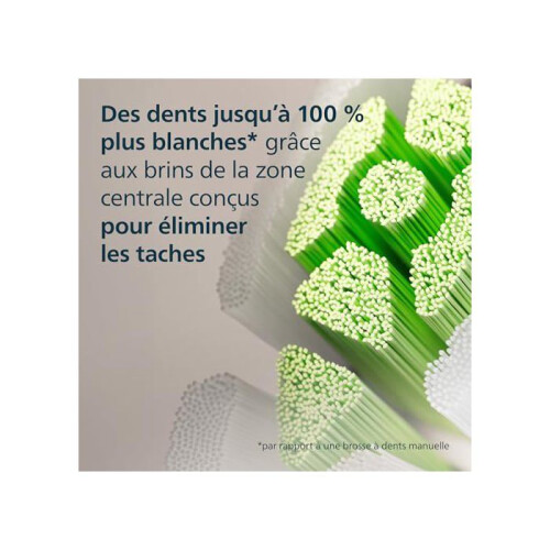Philips Ersatzbürstenköpfe Zahnbürste - PHILIPS - Sonicare W2 Optimal White - 4er-Pack - Weiß - Aufhellend 2