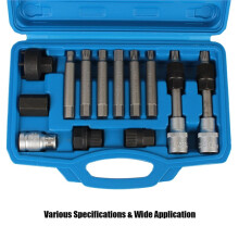 13-Piece Alternator Freewheel Pulley Removal Tool Set for Engine Auto Belt Removal for -