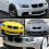 1Pair Car Front Left & Right Lower Bumper Splitter for  E90 E92 E93 M3 2006-2013 Front Lip Trim Protective Guard 5