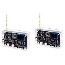 1 Pair Walkie Talkie & Radio DIY Electronic Kit, Wireless Intercom Calling Radio Circuit Board Soldering Practice