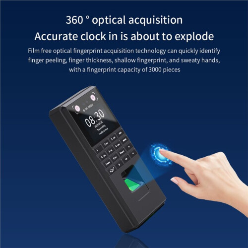 Multi-Language Face Recognition Attendance Machine Password Fingerprint  Vein Unlocking with Application Management 2