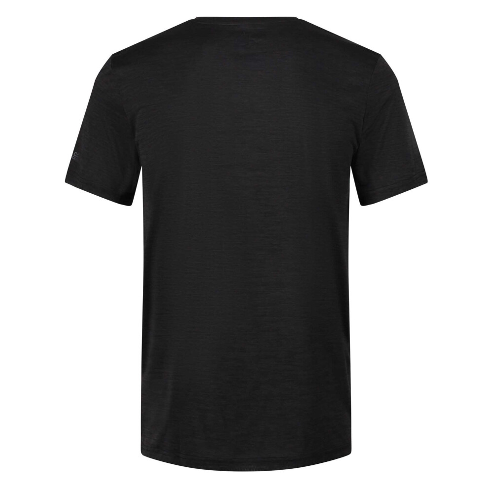 Regatta (S, Marl) Mens Fingal Edition Marl T-Shirt Black