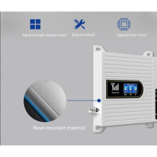 Amplificador de Sinal de Celular GSM 3G 4G LTE 900/1800/2100MHz, Repetidor de Banda Tripla, Extensor de Rede 4G LTE, Plugue UE