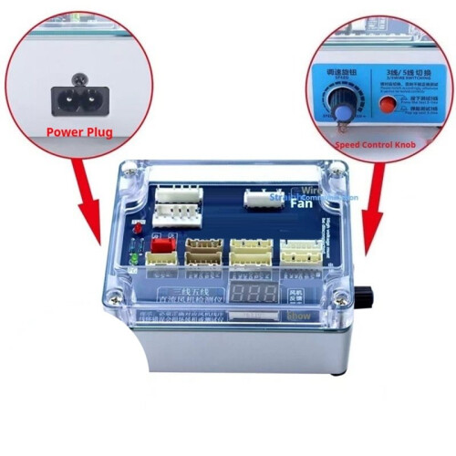 Air Conditioning Compressor Driver 3-Wire/5-Wire  Fan Motor Testing and Fault Detection Tool US Plug 2