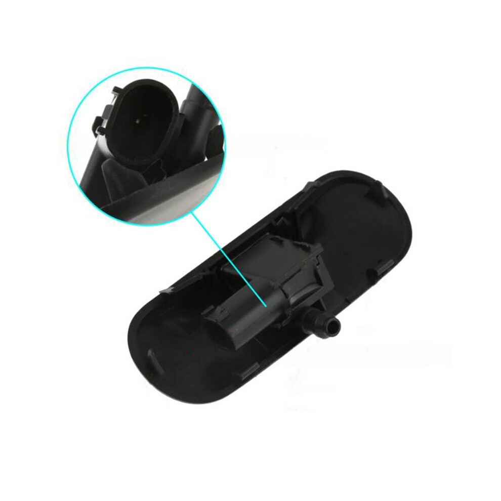 1Set Windshield Washer Fluid Nozzles 4Gd955987 4Gd955988 For A3, A4, A5, A6, A7, A8, Q3, Q5, Q7 Black 4712839647542