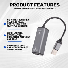 USB-zu-Optischer Audio-Konverter, USB-zu-SPDIF-Adapter, 24-Bit/96-KHz-Audioadapter zum Anschluss Von Laptop An Soundbar