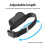 Hand Wrist Band Strap for  Osmo   Camera Mount Adjustable Wristband Camera Accessories Gray 4