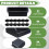 10 Black Pegboard Bins with Metal Hooks Plastic Storage Tools Organizer for Garage Workshop  Room Hardware Tools 3