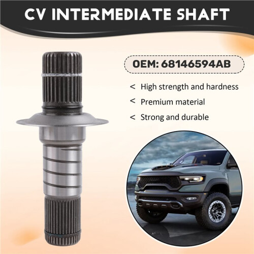 Front Left Driver CV Intermediate Shaft for Ram 1500 4WD 2012-2020 68146594AB 68146594AA 1