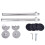 Punch-Free Kitchen Sink Vertical Support Frame Fixed Crossbar Support Rod Adjustable Pool Vegetable Basin Bracket 1