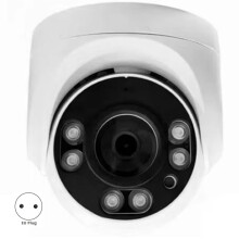 480P USB CCTV Camera Video Recorder 3.6mm Lens Camera Dvr Local Saving By TF Card, 10Minutes / Records A EU Plug