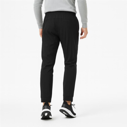 (Black, M) Mens Stretch Jogging Bottoms Gym Pants 2