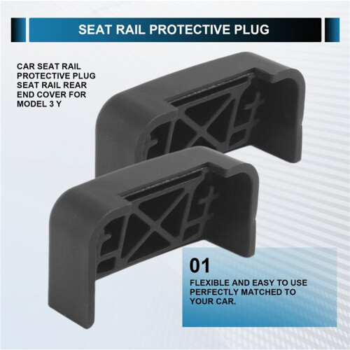Car  Rail Protective Plug  Rail Rear End Cover for  Model 3 Y 1