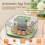 12 Eggs Incubator for Hatching Eggs, Temp and Humidity Control, 360View Auto Water Adding, Egg Candler (EU-PLUG) 6