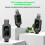 2.4G UHF Wireless Audio Transceiver Audio Transceiver System Wireless Microphone System XLR Mic Converter Adapter 1