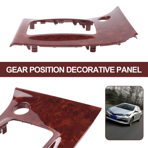 Car Console Gear Shift Panel Trim Cover for   2003-2006 Gear Position Decorative Panel Storage Box Cover 2