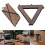 Home Anti-Scalding Insulation Pad Can Store Multifunctional Coffee Filter Rack Solid Wood Coaster 2