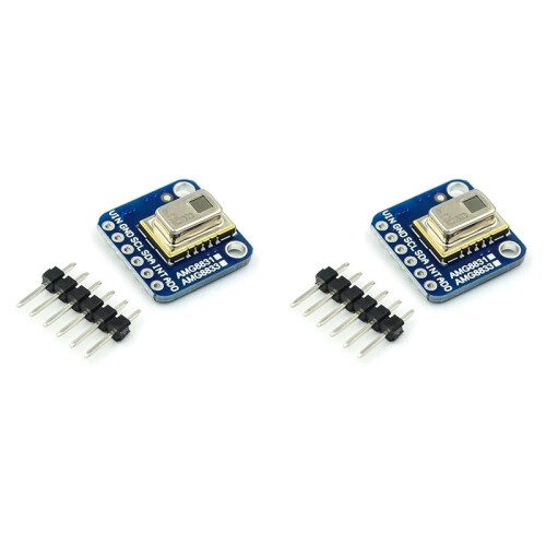 2X AMG8833 IR 8x8 Thermal Imager Array Temperature Sensor Module 8x8 Infrared Camera Sensor
