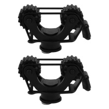 2Pcs Adjustable Kayak Paddle Holder with Dual Heads Universal Track Mount for Paddles,Kayak Fishing Accessories