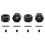 Kit de Conector Hexagonal de 12 mm para   MAXX Coche RC, Accesorios Negros. 4