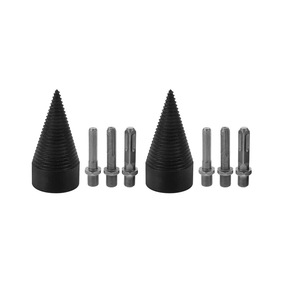 32Mm Firewood Splitter Machine Drill Bit Wood Cone Punch Driver Square/Round/Hex Shank Drill Bit Split Drilling Tool 6031612584125