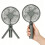 Ventilador de Camping Versátil com Tripé - Ideal para Uso em Barraca, Mesa e Teto 3