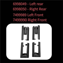 Kit di Rivestimento per Binari di Scorrimento del Sedile (4 Pezzi) per X5 G05 X6 G06 X7 G07 2019-2025 6998049 6998050 7499989 52107499990