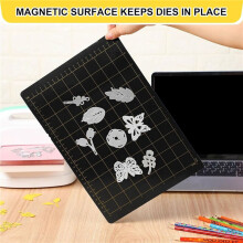 4 Stuks 9 Inch B 12,5 Inch L Magnetische Snijplaat Raster Magnetische Plaat Reliëfmachine Stansplaten Magnetische Plaat voor Stansmachine