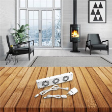 3-Fan Home Radiator Magnetic Cooling Fan Kit Fireplace Fan Radiator Booster Ventilator Fan EU-Plug