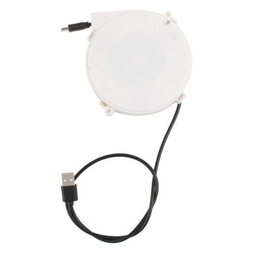 1pc Automatic Retractable Power Reel Cable Data Cable Winding Reel Charging Cable Power Cord Reel Protective Cover