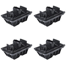 Lot de 4 Supports de Cric en Caoutchouc Souple pour Voiture 51717065919, Compatibles avec les pour E60 et E61, et Notamment les pour Série 5