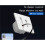 EU Universal Wall PD 20W USB A  Socket Panel with Android Type-C Fast Charging  Retractable Cable for Home B 1