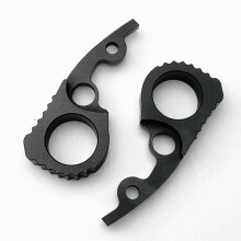 1piece Black Aluminium Quick Opening Hook of the Ring for Para2 C81,Signet Ring for C223 Knife Handle Modified Parts B