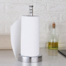 Porte-Serviette en Papier Vertical en Acier Inoxydable pour Comptoir de Cuisine Ă Domicile