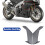 Motorcycle Winglet Aerodynamic Wing Kit Spoiler Fixed Wing for  RSV4 RF 2009 2010 2012 2013 2014-2021 Matte 6