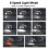 MH1 Intelligent Multifunction Headlamp USB Type-C Rechargeable Outdoor LED  Flashlight Lantern for Camping Work 2