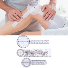 3Pezzi Goniometro 360 Gradi Angolo Ruler Angolo Inclinometro Ruler Protractor Angolo Finder Misurazione