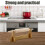Wooden Rolling Pin Display Holder Rolling Pin Storage Rack for Baking Cookie Pie Crust Kitchen Countertop Tool Organizer 2