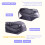 Motorcycle Handguard Hand Shield Protector Hander Hand Shield Plate Guard Protector for  368G 2024-2026 Grey 3