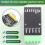 Per il Modulo Convertitore ADC Ad Alta Precisione A 4 Canali e 16 Bit ADS1115, Amplificatore A Guadagno Programmabile, per Interfaccia I2C 1