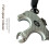 Bow and Arrow 4 Finger Thumb Trigger Release Adjustable Left/Right Hand Compound Bow Release Grip Caliper Hunting 4