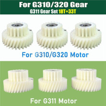 Juego de 3 Engranajes de Nailon para Piezas de Reparación de Motor de Cubo para Bafang G310 G320 de 250 W - Engranaje de Nailon (18T+33T, Sin