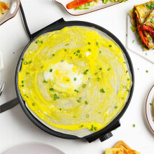 Crêpière Électrique pour Pancakes, Crêpes, Galettes, Blinis, Bacon Prise UE
