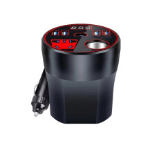 200W Multi-Function Car Power Inverter 12V/24V to 220V Converter Led Display Charger Socket Fast Charging Accessories